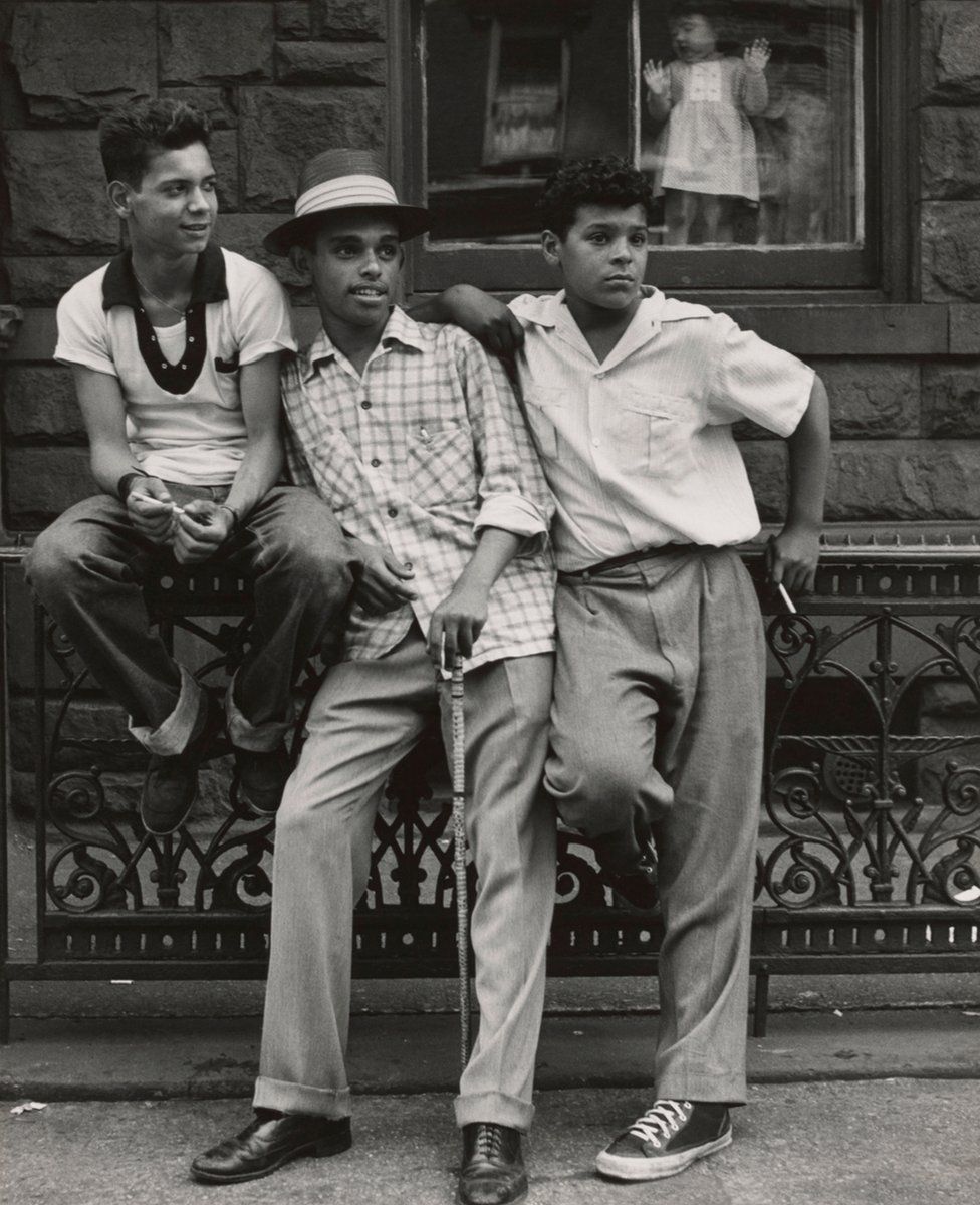 Three young men in New York City