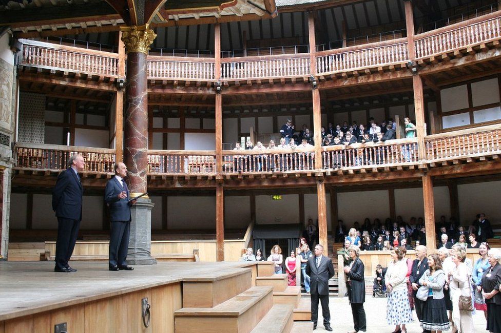 Prince Philip at Shakespeare's Globe