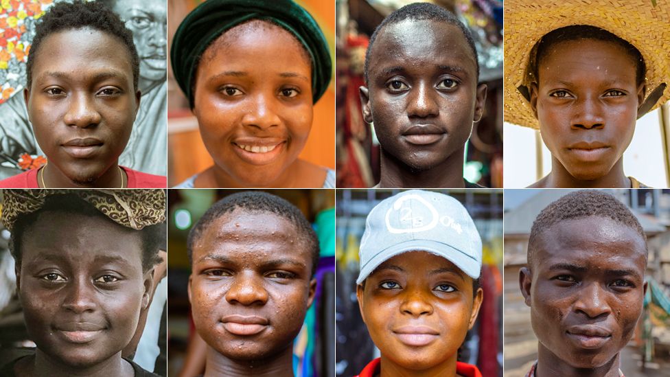 Nigeria composite of people interviewed