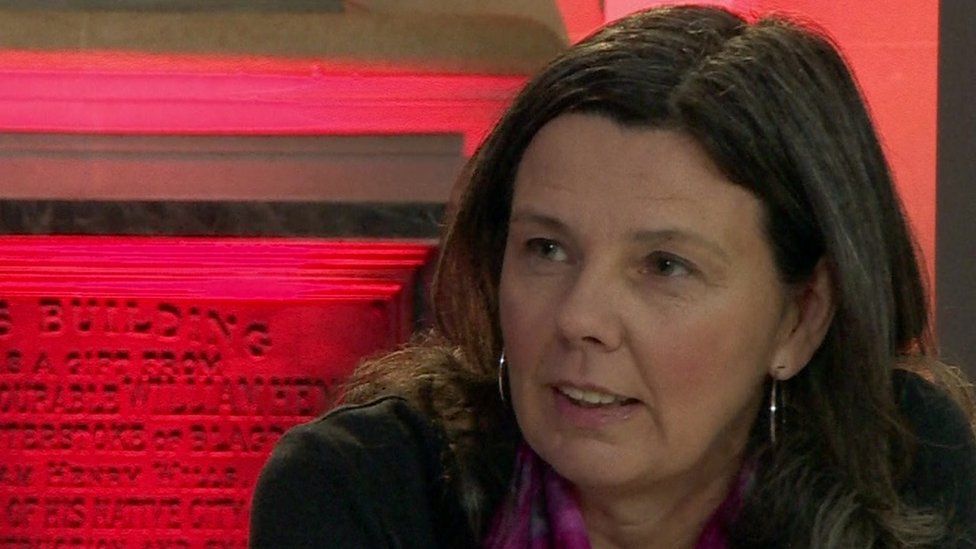 Helen Bailey on BBC TV in December 2015
