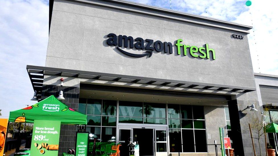 Amazon Fresh store in the US.