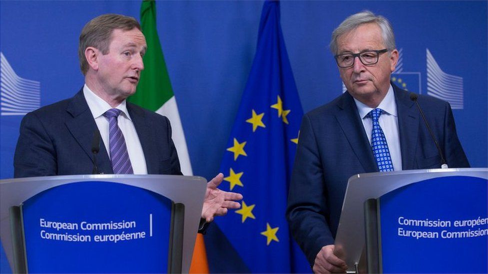 Enda Kenny was speaking in Brussels after meeting with European Commission President Jean-Claude Juncker