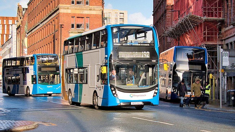 Buses in Manchester