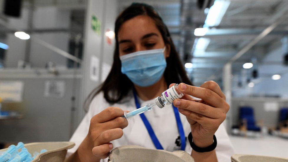 Madrid AstraZeneca vaccine (file photo)