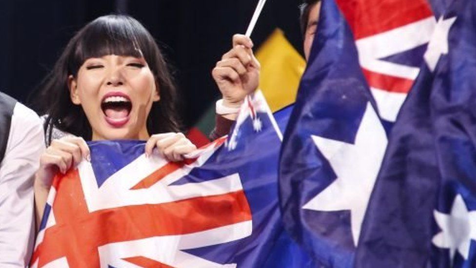Dami Im at the Eurovision Song Contest