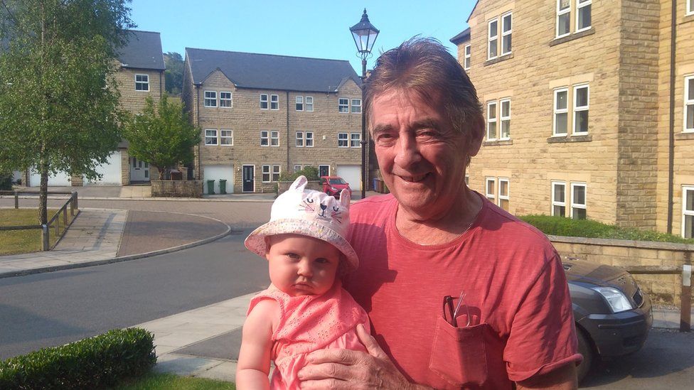 Retired plasterer Matt Lomas was evacuated with his wife, daughter and eight-month-old grand-daughter Isla.