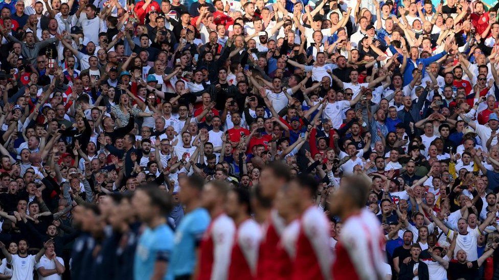 Fans at Wembley