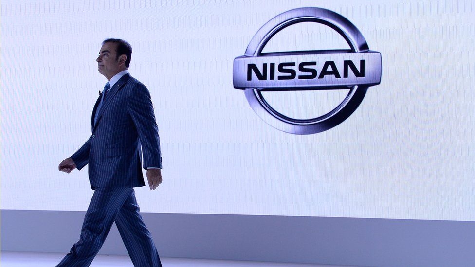 Carlos Ghosn, CEO of Nissan attends the media preview ahead of The 44th Tokyo Motor Show 2015 at Tokyo Big Sight on October 28, 2015 in Tokyo, Japan.