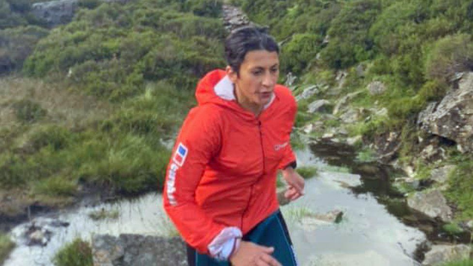 Sabrina Verjee pictured during the challenge