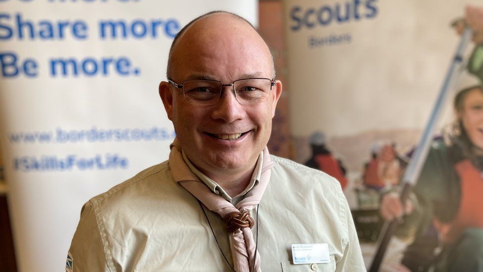 Andrew Beaumont is the Scouts district commissioner for the Scottish Borders.