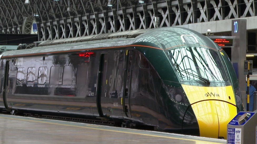 Train in Paddington station