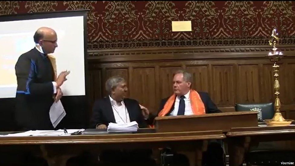 MP Bob Blackman with Tapan Ghosh