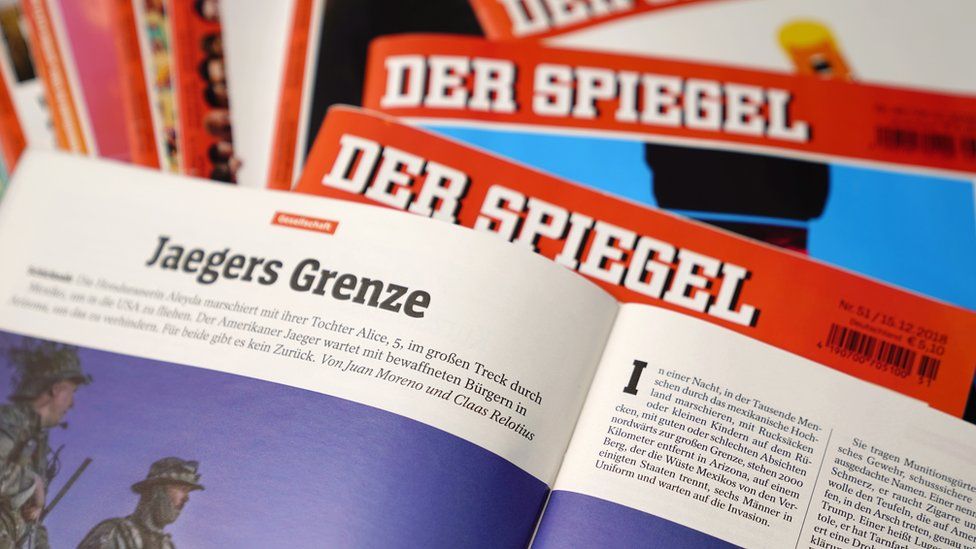 German magazine Der Spiegel reveals scandal of falsified reports