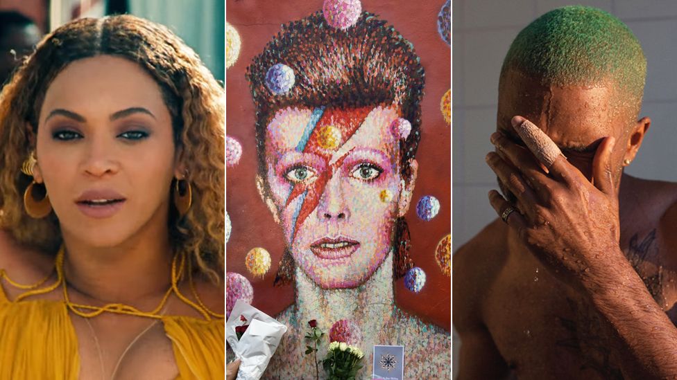 Beyonce, David Bowie and Frank Ocean