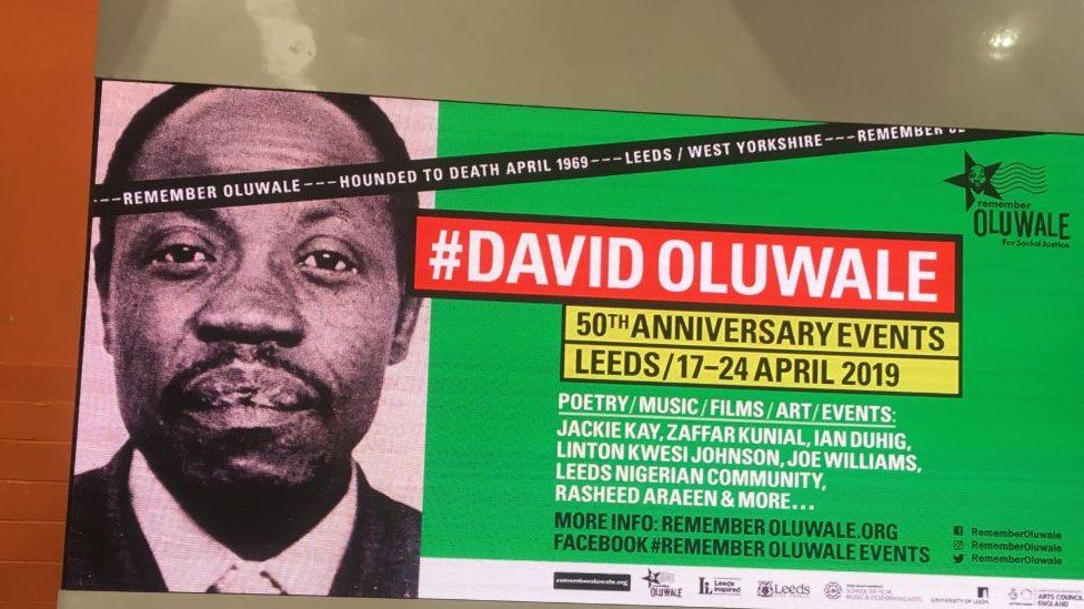 Posters around the city to commemorate the 50th anniversary of David Oluwale's death