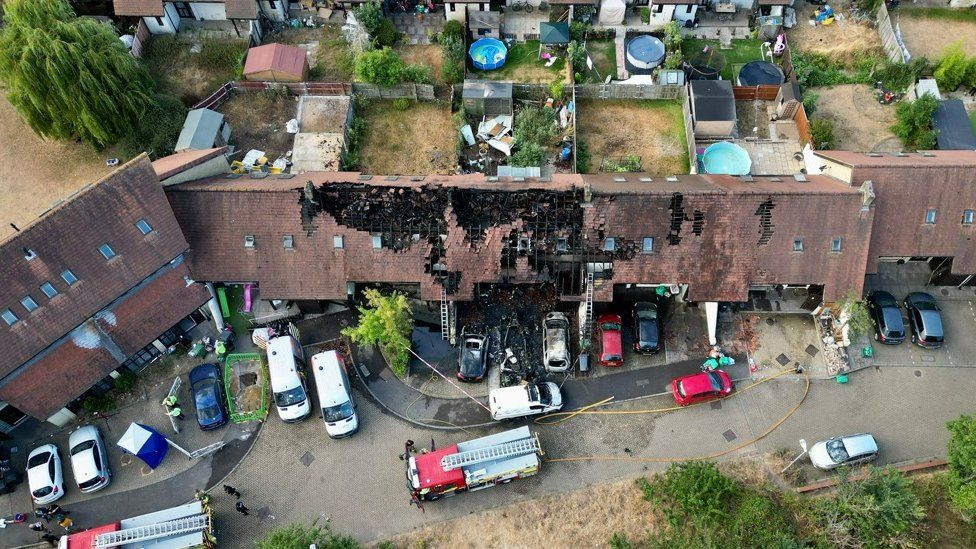 Teenager, 17, arrested after severe house fire in Calcot BBC News