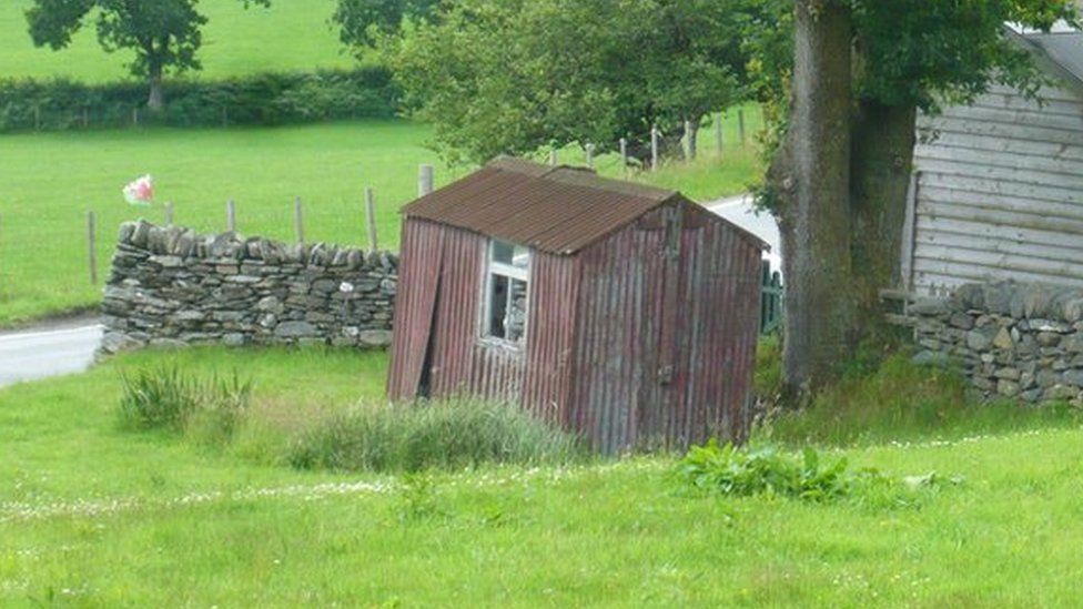 The postmen's hut in Cwmystwyth, Ceredigion