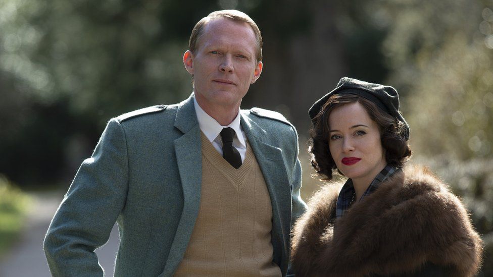 A picture of Paul Bettany and Claire Foy in A Very British Scandal