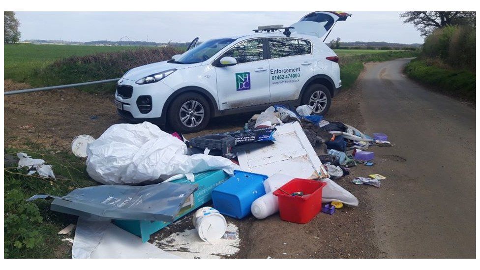Fly-tipping in Herts