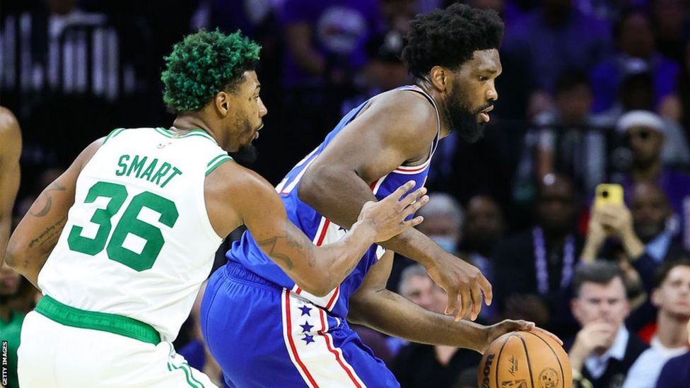 NBA: Joel Embiid Shines As Philadelphia 76ers Beat Boston Celtics - BBC ...