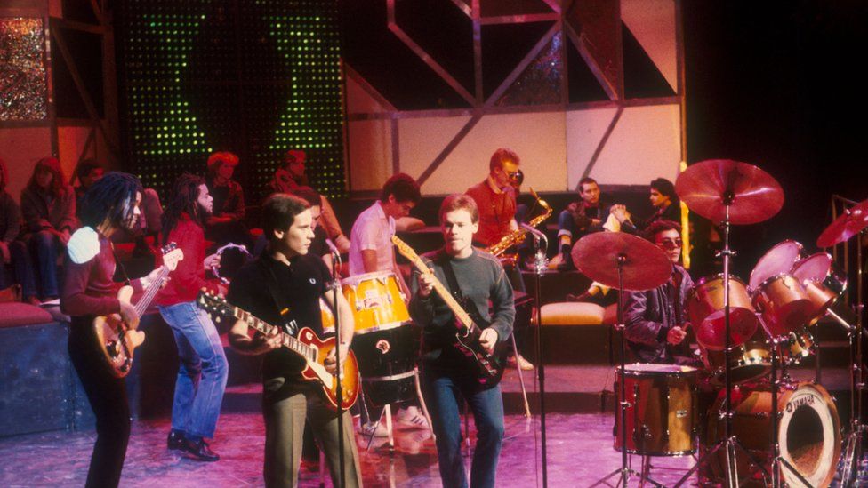 UB40 performing on Top of the Pops in 1980