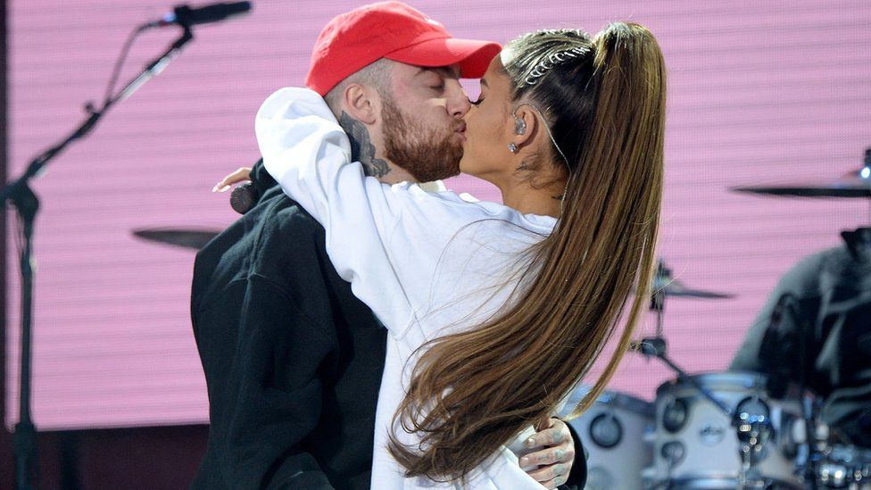 Mac Miller death: Ariana Grande pays tribute to ex-boyfriend - BBC