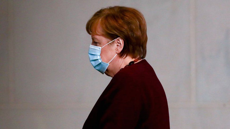 Angela Merkel Receives Moderna As Second Jab After Astrazeneca Shot Bbc News