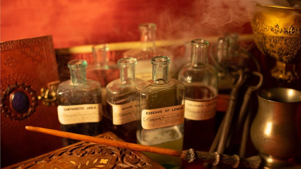 "Potions" available for mixing at The Cauldron