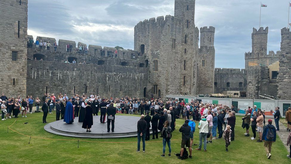 Ceremony at Caernarfon Castle