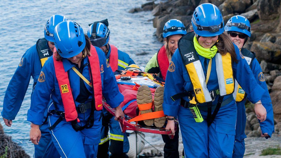 HM Coastguard rescue teams