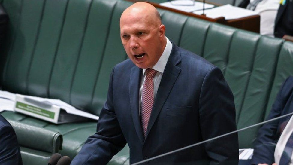 Peter Dutton speaks in parliament