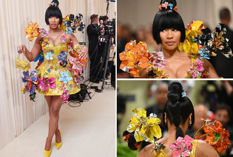Nicki Minaj attends The 2024 Met Gala Celebrating "Sleeping Beauties: Reawakening Fashion" at The Metropolitan Museum of Art on May 06, 2024 in New York City.
