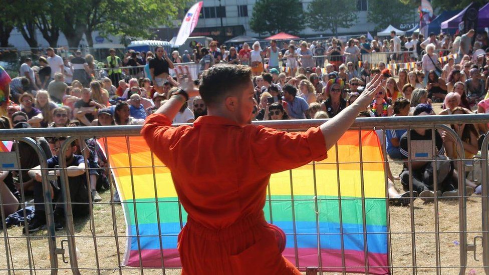 Southend Pride festival at Warrior Square Gardens.