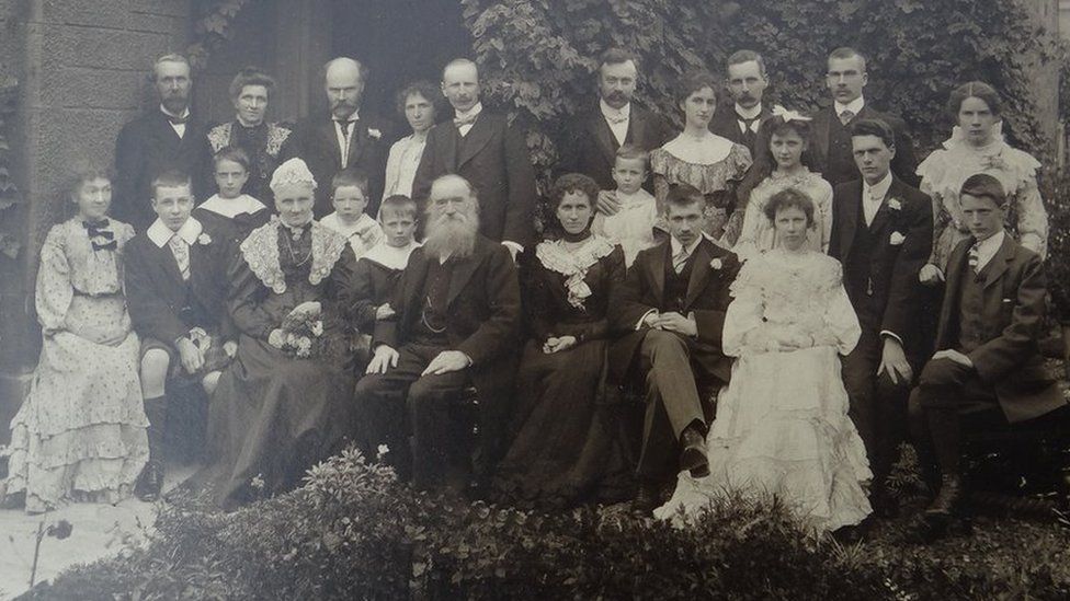 Duncan Napier in Sciennes at his golden wedding anniversary