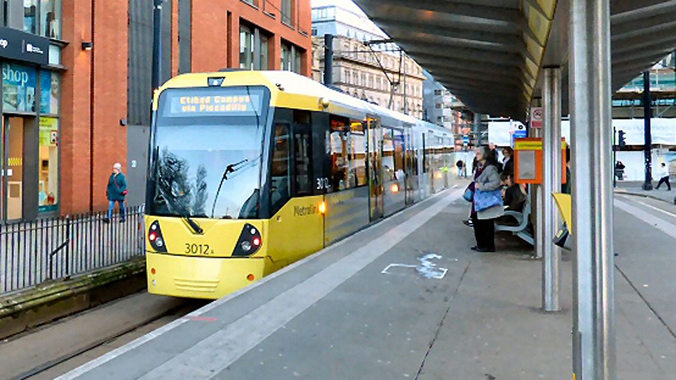 Metrolink puts tram service on for football and music fans BBC News