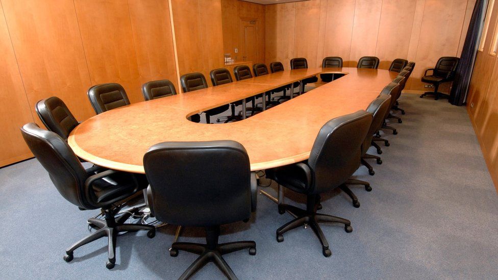 Empty board room