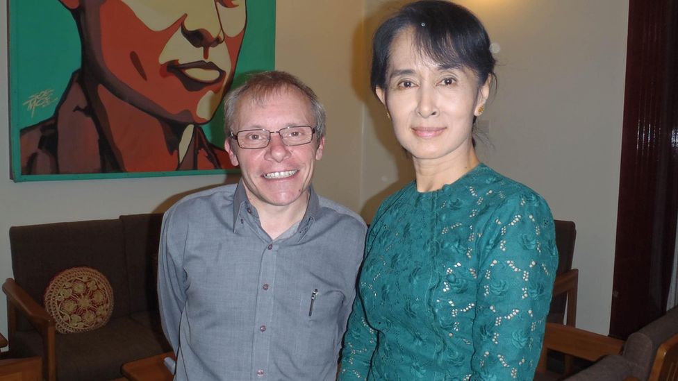 Sean Turnell and Aung San Suu Kyi