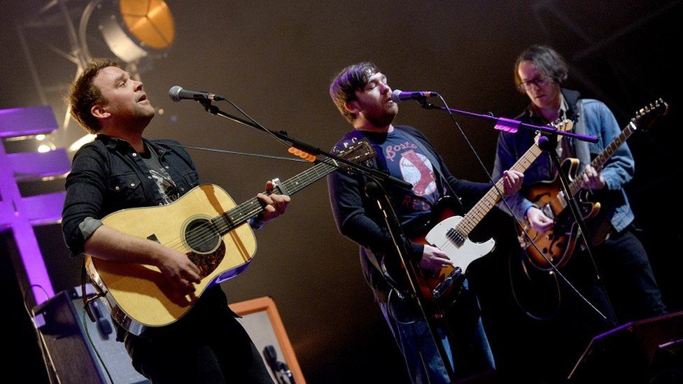 Scott Hutchison and Billy Kennedy shared a stage for more than a decade as part of Frightened Rabbit.