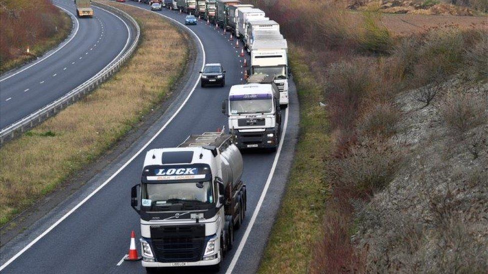 Brexit lorries