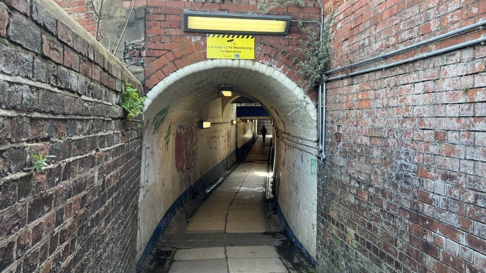 Gloucester station underpass