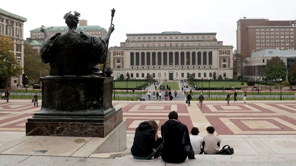 Partial view of the Columbia University Campus.