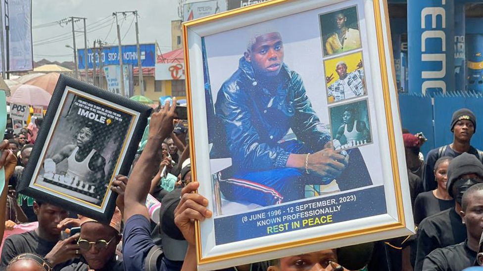 MohBad: Nigerian fans demand justice after Afrobeats star's death - BBC News