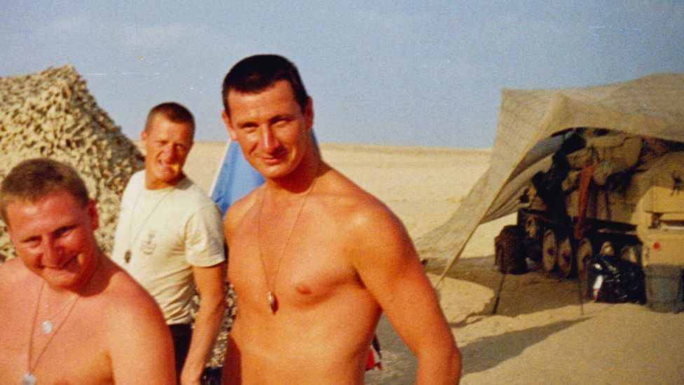 Keith serving in the Gulf War