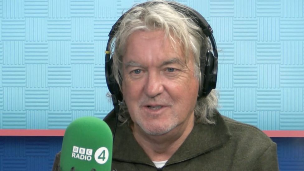 James May in the BBC Radio 4 studio