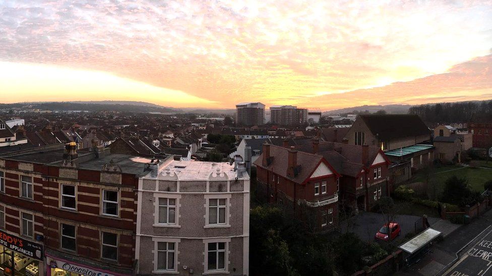 Bristol at sunset