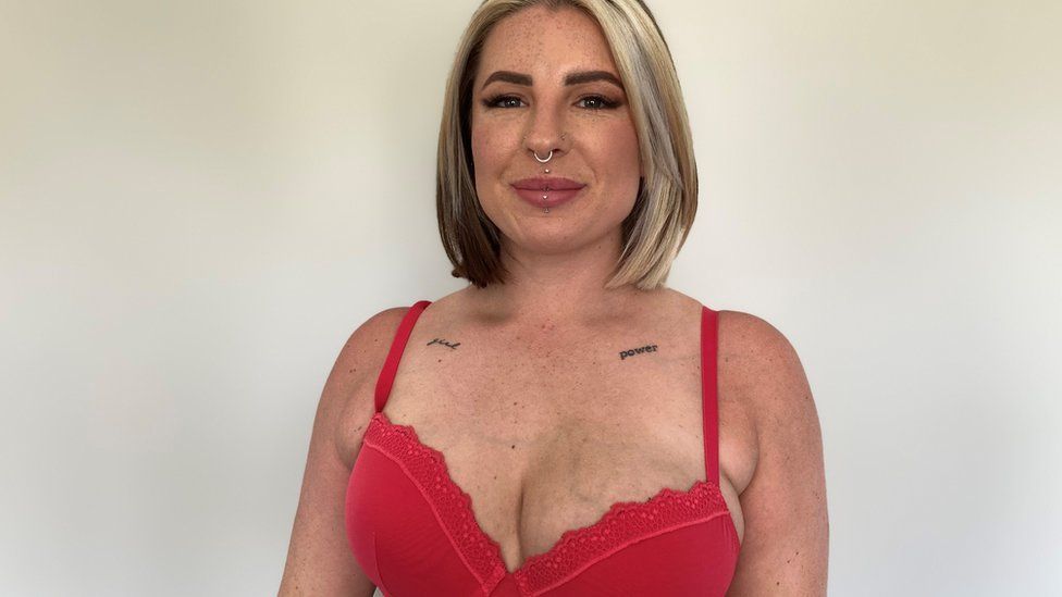 Video: Woman reveals she's got one breast larger than the other
