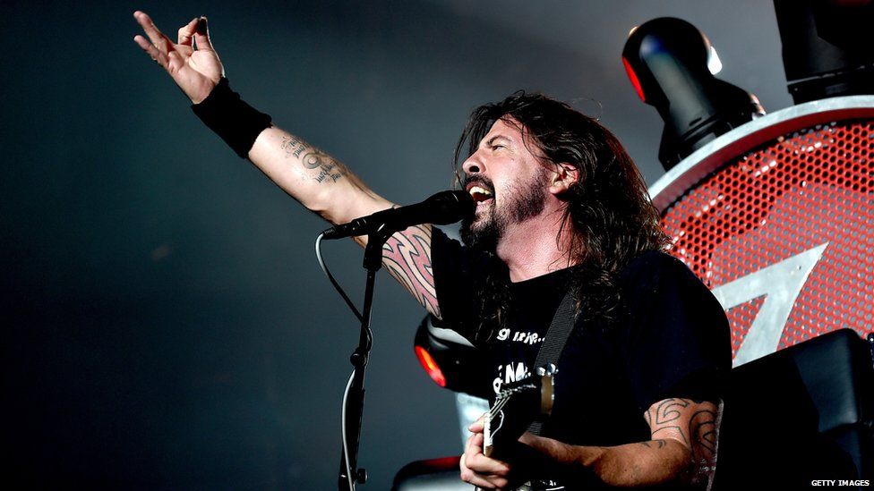 Foo Fighters are headlining Saturday night, two years after the band had to pull out due to Dave Grohl's broken leg.