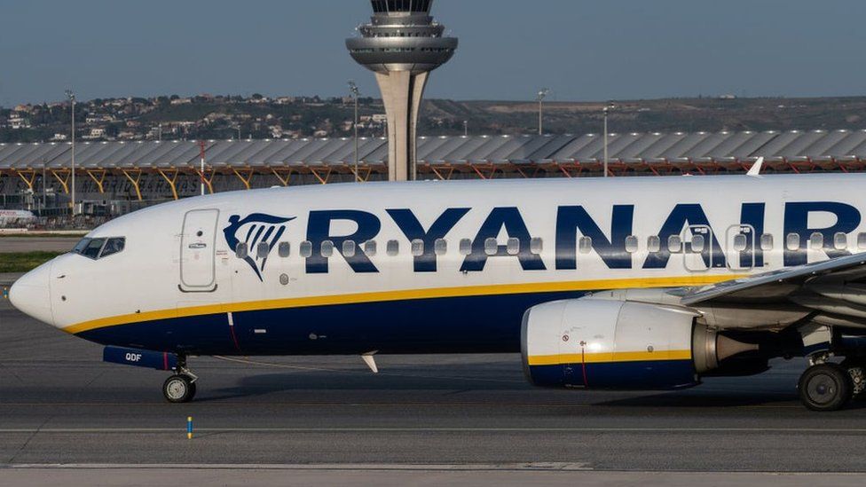 Ryanair passenger plane