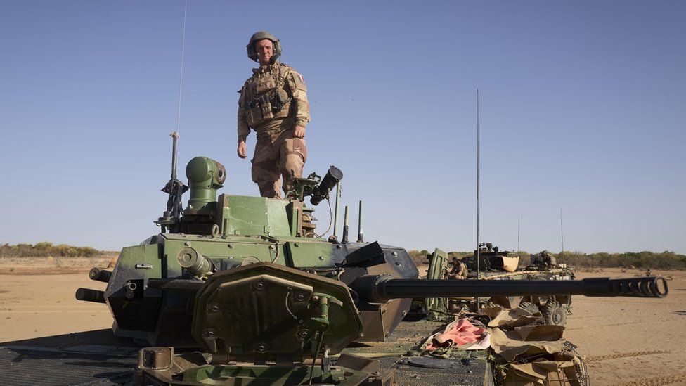 French troops during the Barkhane operation in northern Burkina Faso on November 12, 2019