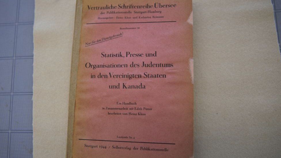 Cover of a book owned by Adolf Hitler